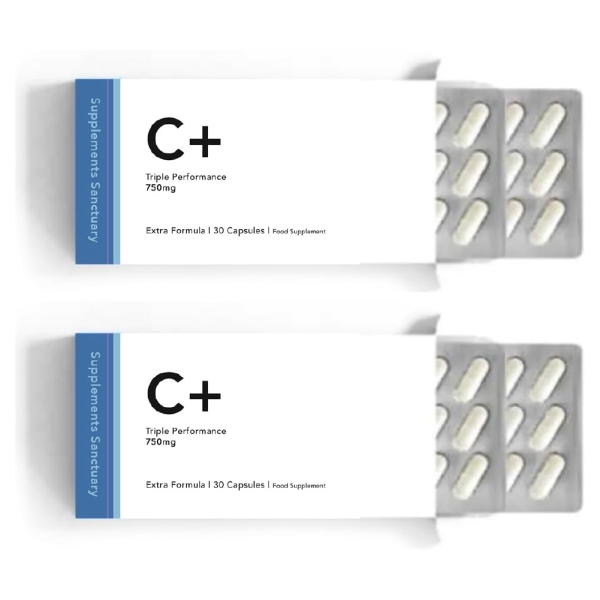 C+ Triple Performance Enhancer -2 x 30 Capsules (2 Months Supply)