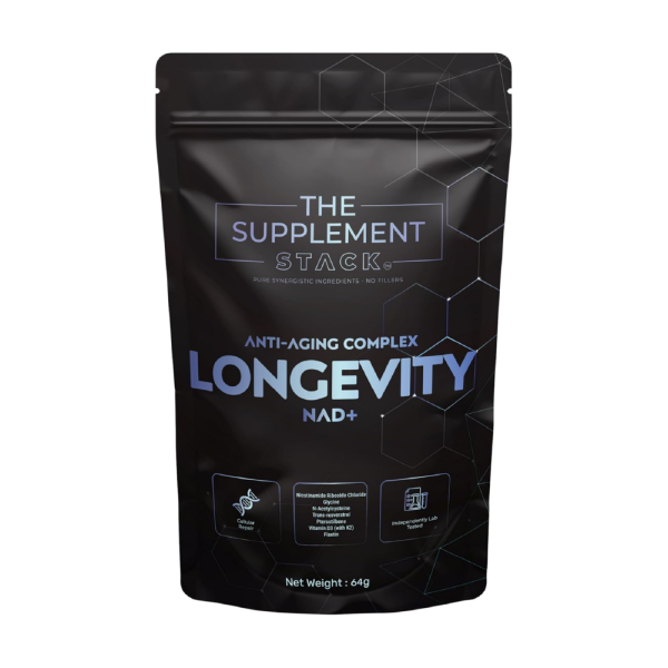 Longevity - Anti-Aging NAD+ Supplement with Nicotinamide Riboside, Glycine