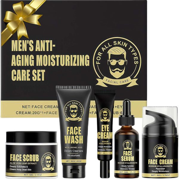5PCS Men's Anti-Aging Care Set Kit