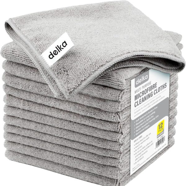 Microfibre Cleaning Cloths - Grey