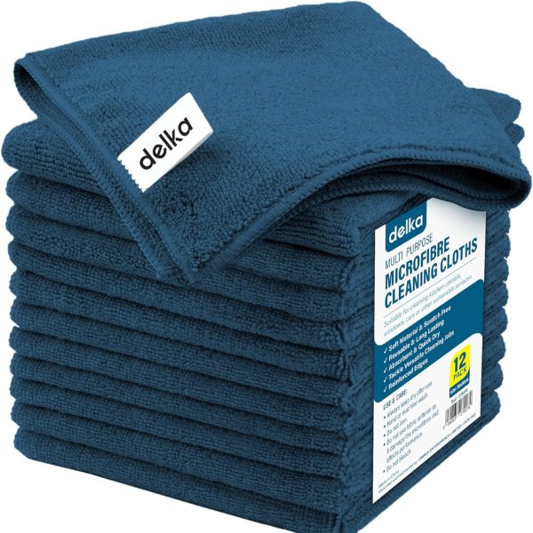 Microfibre Cleaning Cloths - Blue