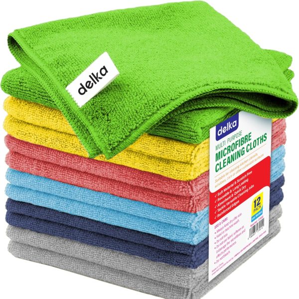 Microfibre Cleaning Cloths - Assorted