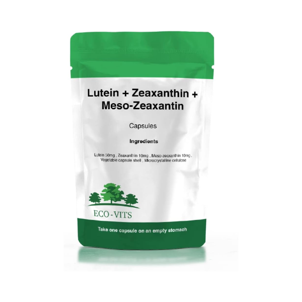 Lutein (50mg) ZEAXANTHIN (10mg) & Meso-ZEAXANTHIN (10mg) 120 CAPS.