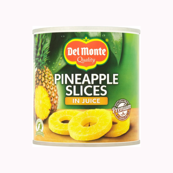 Del Monte Pineapple Slices in Juice, 6 x 435 g